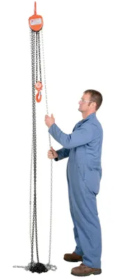 Vestil HCH-4-15 hand chain hoist shown from an alternate angle