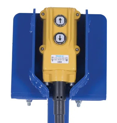 Vestil HCP-2642 options for electric hydraulic equipment shown from an alternate angle