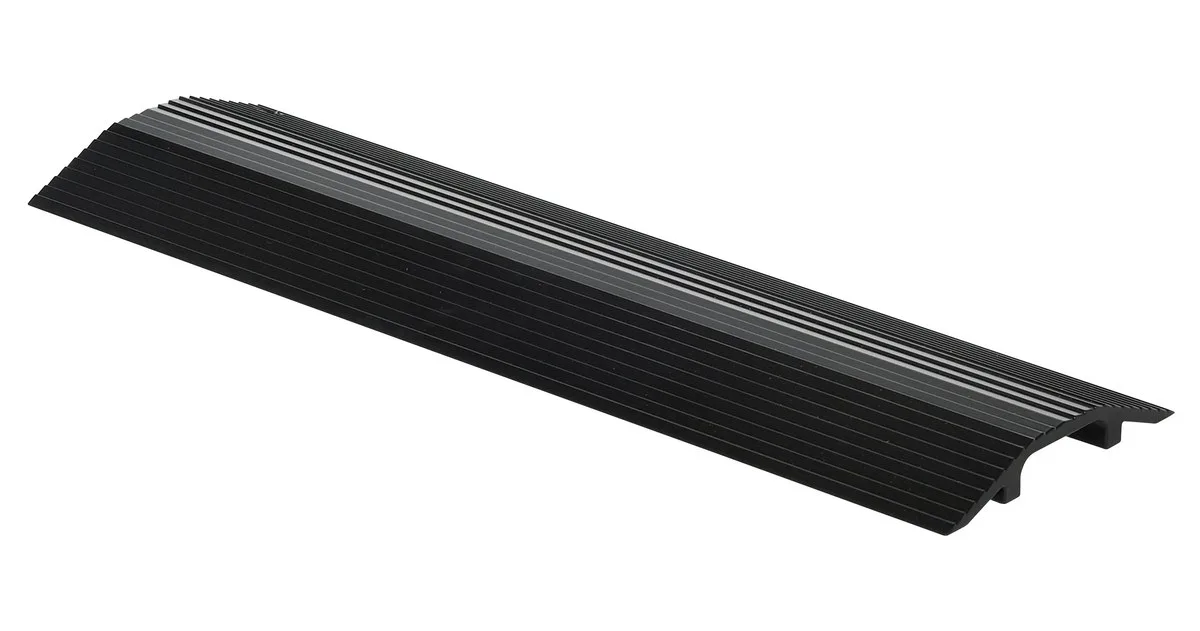 Vestil HCR-24-BK extruded aluminum hose & cable crossover