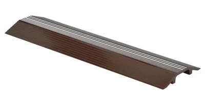 Vestil HCR-24-BRN extruded aluminum hose & cable crossover shown from an alternate angle