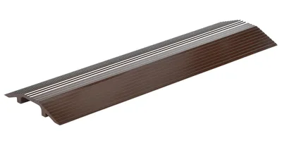 Vestil HCR-24-BRN extruded aluminum hose & cable crossover