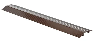 Vestil HCR-36-BRN extruded aluminum hose & cable crossover shown from an alternate angle