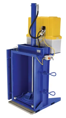 Vestil HDC-905-IDC/208V hydraulic drum crusher compactor shown from an alternate angle