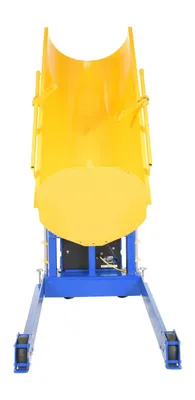 Vestil HDD-48-10-P-DC hydraulic drum dumper shown from an alternate angle