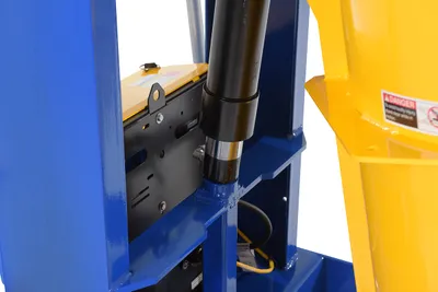 Vestil HDD-48-10-P hydraulic drum dumper shown from an alternate angle