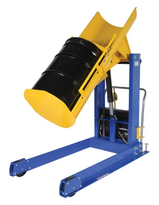 Vestil HDD-48-15-P hydraulic drum dumper shown from an alternate angle