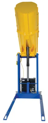 Vestil HDD-48-7-S hydraulic drum dumper shown from an alternate angle