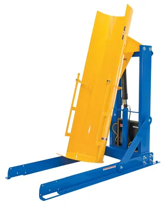 Vestil HDD-60-10-S hydraulic drum dumper shown from an alternate angle