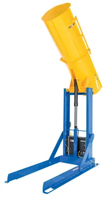 Vestil HDD-60-10-S hydraulic drum dumper shown from an alternate angle