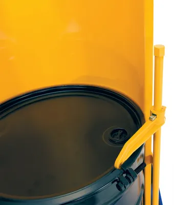 Vestil HDD-60-10-S hydraulic drum dumper shown from an alternate angle