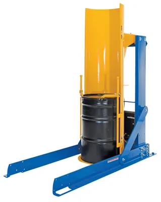 Vestil HDD-60-10-S hydraulic drum dumper shown from an alternate angle