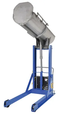 Vestil HDD-60-7-P-SSC hydraulic drum dumper shown from an alternate angle