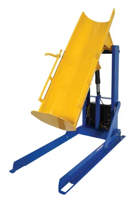 Vestil HDD-60-7-S hydraulic drum dumper shown from an alternate angle