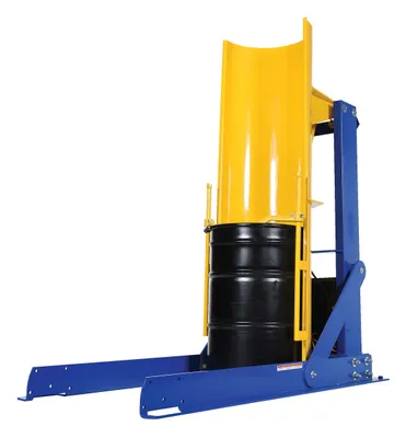Vestil HDD-60-7-S hydraulic drum dumper shown from an alternate angle