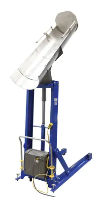 Vestil HDD-72-7-P-SSC hydraulic drum dumper shown from an alternate angle