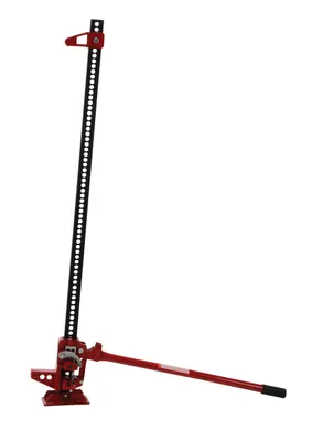 Vestil HDFJ-60 heavy duty farm jack shown from an alternate angle