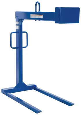 Vestil Steel Pallet Lifter 42 In. Fork 2000 Lb. Capacity Blue