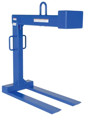 Vestil Steel Pallet Lifter 48 In. Fork 6000 Lb. Capacity Blue