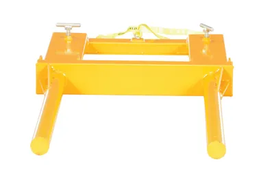 Vestil HDT-500 horizontal drum positioner shown from an alternate angle