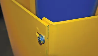 Vestil HEX-48 hexagonal column guard shown from an alternate angle