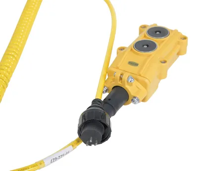 Vestil HH2PB-18 options for electric hydraulic equipment shown from an alternate angle