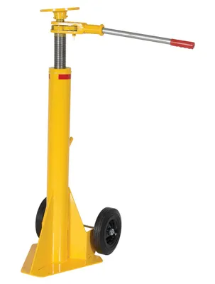 Vestil HI-J-100 trailer stabilizing jack shown from an alternate angle