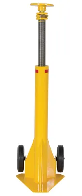 Vestil HI-J-100 trailer stabilizing jack shown from an alternate angle