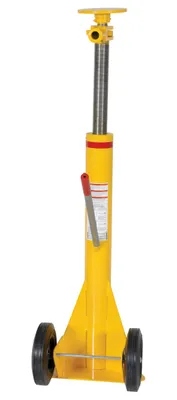 Vestil HI-J-100 trailer stabilizing jack shown from an alternate angle