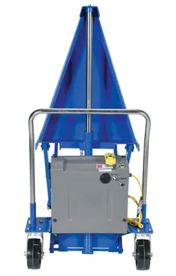 Vestil HIPM-2748-AC high rise lift truck shown from an alternate angle