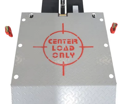 Vestil HL-55 hitch lift shown from an alternate angle