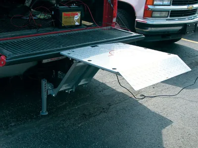 Vestil HL-55 hitch lift shown from an alternate angle