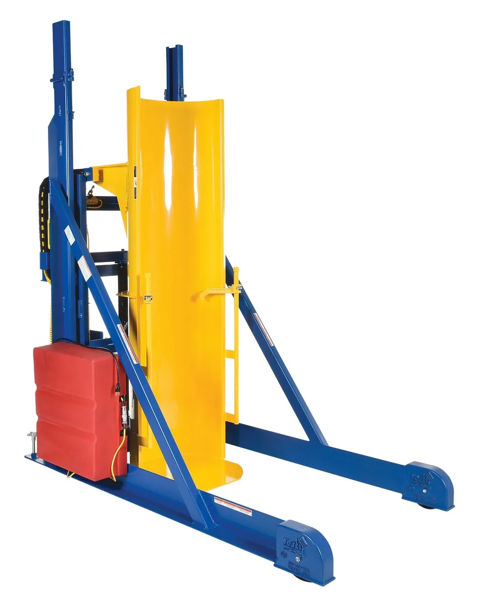 Vestil HLD-94-15-P-DC lift-and-dump hydraulic drum dumper