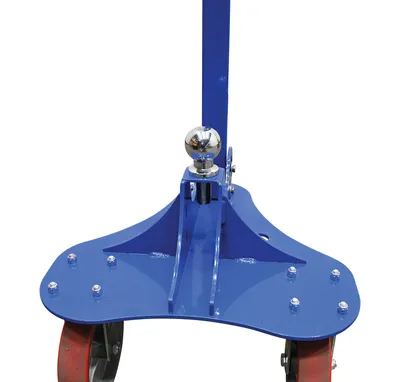 Vestil HM-3W2K-B178 hitch trailer mover shown from an alternate angle