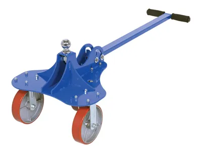Vestil HM-3W2K-B200 hitch trailer mover shown from an alternate angle