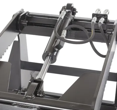 Vestil HMG-35-4 fork truck grapple attachment shown from an alternate angle