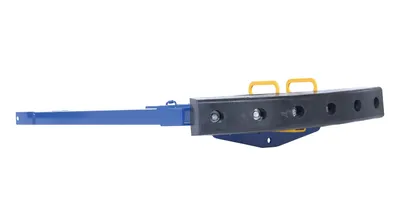 Vestil HOOK-BASE-38-RPB-2 push bumper shown from an alternate angle