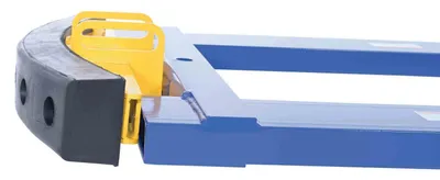 Vestil HOOK-BASE-44-RPB-2 push bumper shown from an alternate angle
