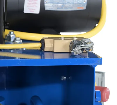 Vestil HPC-405 hydraulic pail crusher shown from an alternate angle