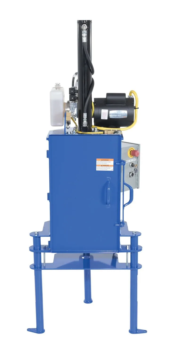 Vestil HPC-405 hydraulic pail crusher