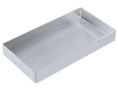 Vestil Aluminum Drip Pan For Hydraulic Pail Crusher Models Silver