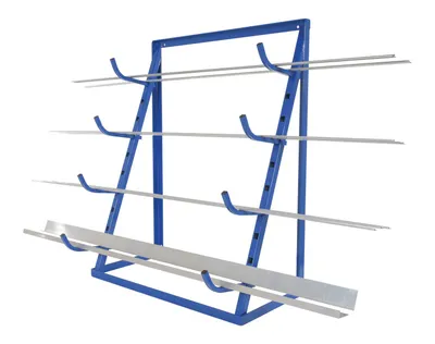 Vestil HSR-4860 horizontal storage rack shown from an alternate angle