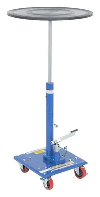 Vestil HT-02-24R hydraulic post tables w rounded top