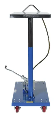Vestil HT-10-2036A-AIR air hydraulic post table shown from an alternate angle