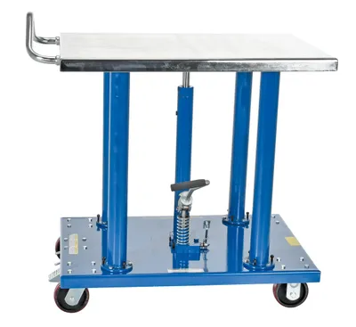 Vestil HT-20-2436A hydraulic post table shown from an alternate angle