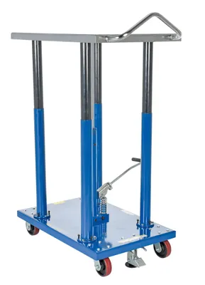 Vestil HT-20-2436A hydraulic post table shown from an alternate angle