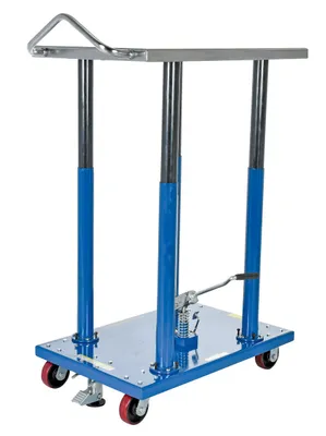 Vestil HT-20-2436A hydraulic post table shown from an alternate angle