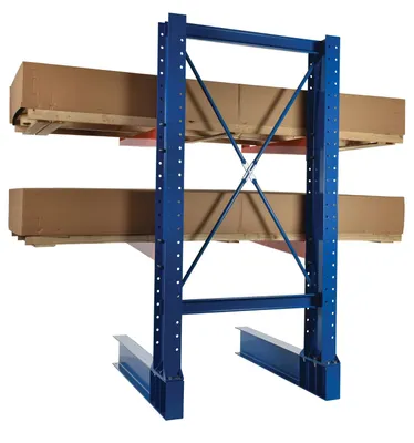 Vestil HU-C-8-36-SET cantilever rack kit shown from an alternate angle