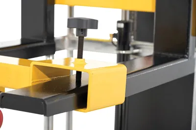 Vestil HYDC-FRKHK dc powered hefti-lift shown from an alternate angle