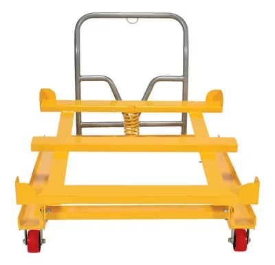 Vestil IBC-TLT ibc tilt stands w fork pocket shown from an alternate angle