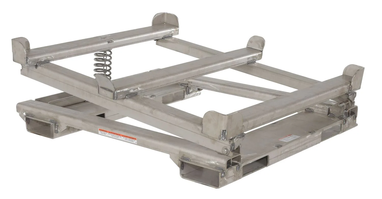 Vestil IBC-TLT-FP-SS ibc tilt stands w fork pocket